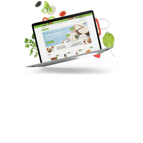 Интернет-магазин продуктов питания, овощей и фруктов, доставки еды «Крайт: Продукты питания.Retail»