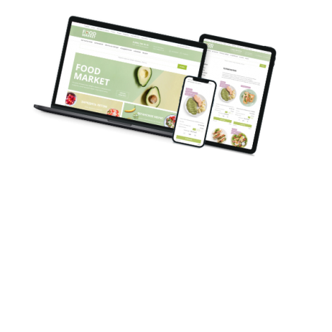 Интернет-магазин продуктов питания и доставки еды «Крайт: Продукты питания.Retail24» с конструктором